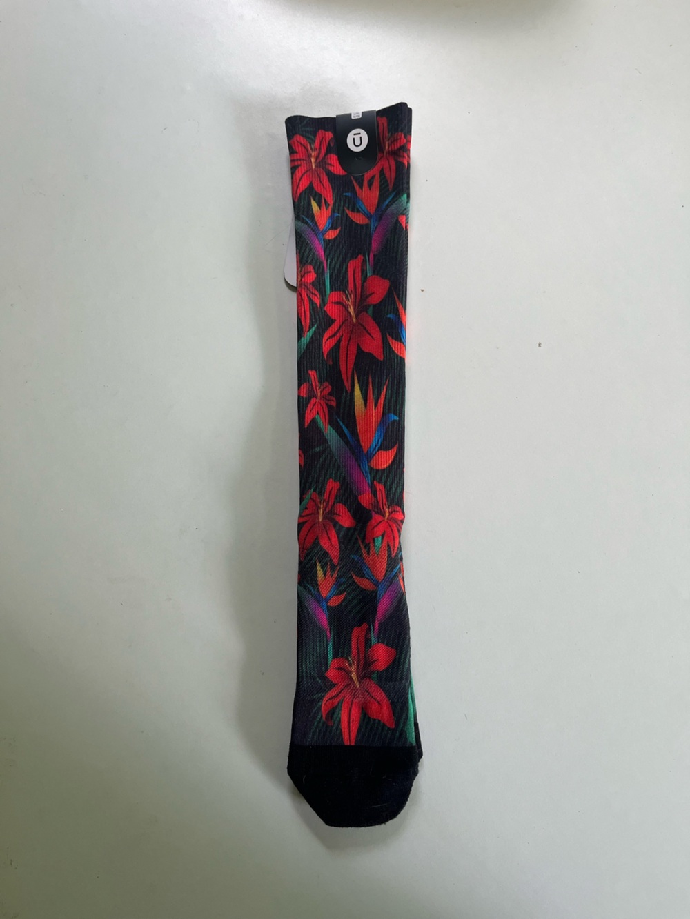 Outway Floral Red Lily Women's Compression Socks